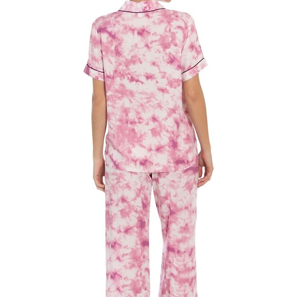 NWT GORGEOUS IN BLOOM PINK & WHITE 2~PIECE PJ SET Sz Small - Picture 3 of 8